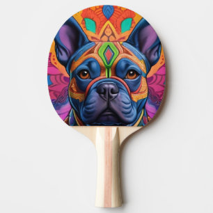 Frenchie Fun Birthday Fantasy Ping Pong Paddle