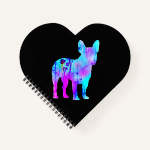 Frenchie Gift Colourful Draw French Bulldog Notebook