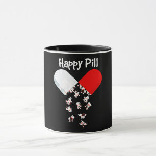 Frenchie Gift   Happy Pill French Bulldog Gift Mug