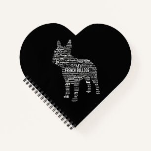 Frenchie Gift   I Love My French Bull Dog Notebook