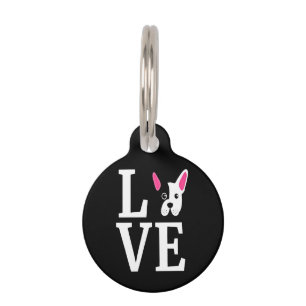 Frenchie Gift Love French Bulldog Gift Pet Tag