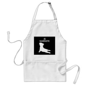 Frenchie Gift Namaste French Bulldog Gift Standard Apron