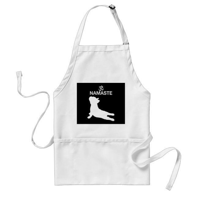 Frenchie Gift | Namaste French Bulldog Gift Standard Apron (Front)