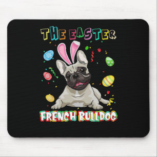 Frenchie Gift The Easter French Bulldog Bunny Mouse Mat