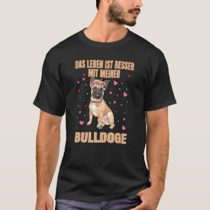 Frenchie Glitter French Bulldog Dog Holder T-Shirt