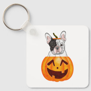 Frenchie Halloween  Key Ring