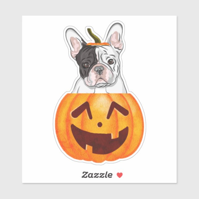 Frenchie Halloween Sticker (Sheet)