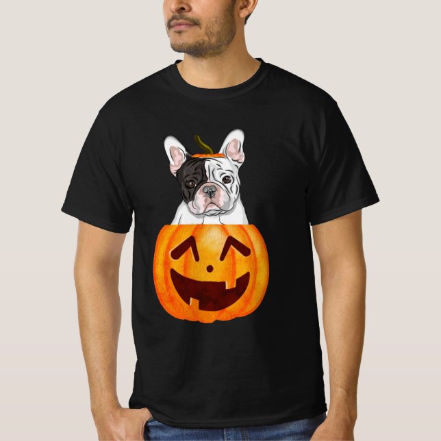 Frenchie Halloween   T-Shirt (Front)
