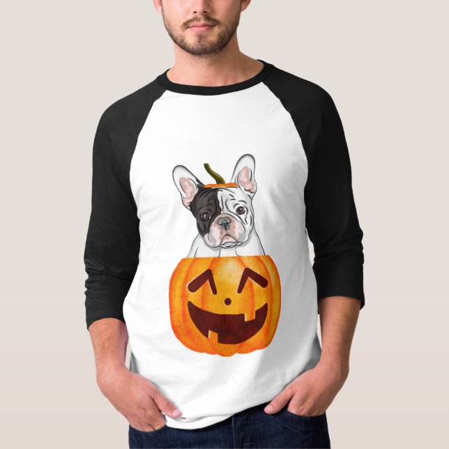 Frenchie Halloween   T-Shirt (Front)