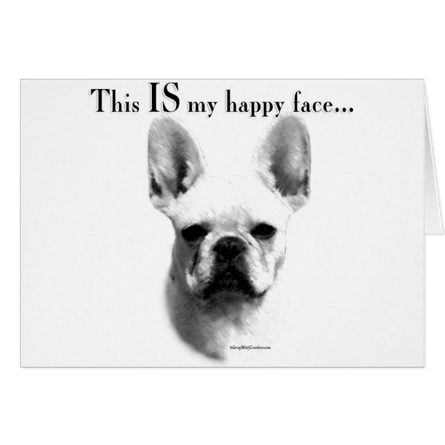 Frenchie Happy Face (Front Horizontal)