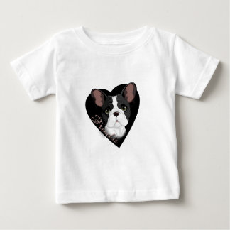 Frenchie Heart Baby T-Shirt