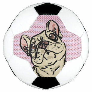 Frenchie Hearts Football