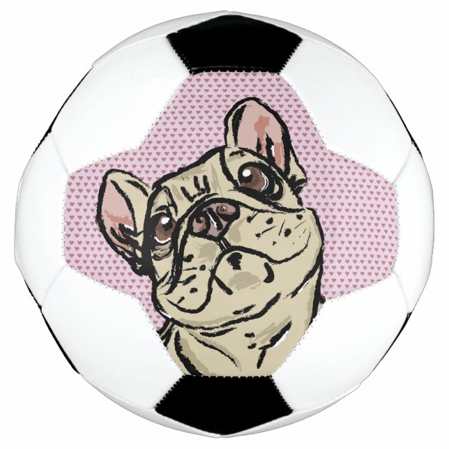 Frenchie Hearts Football (Front)