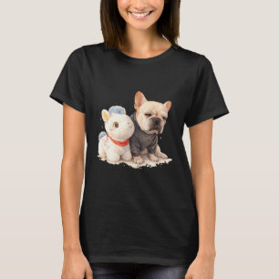 Frenchie Horse Funny Cute French Bulldog Dog Mum T-Shirt