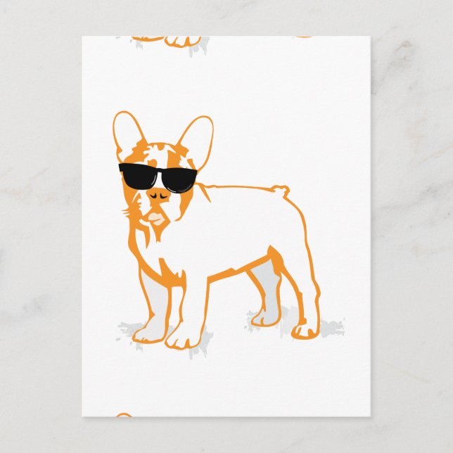 Frenchie Howlelu Postcard (Front)
