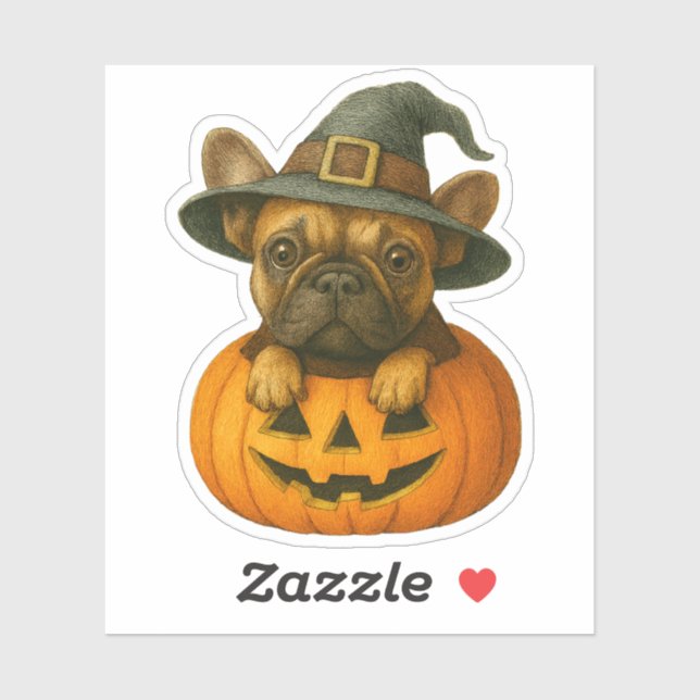 Frenchie in Pumpkin  (Sheet)
