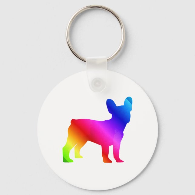Frenchie  key ring (Front)
