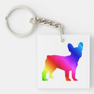 Frenchie key ring