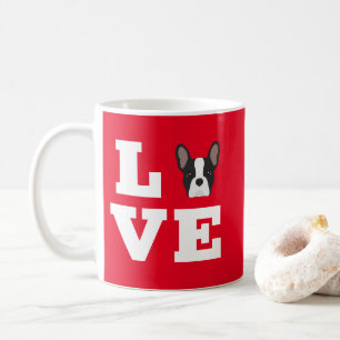 Frenchie Love   Cute French Bulldog Coffee Mug