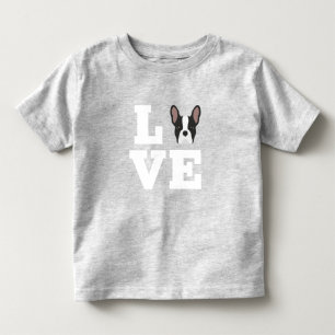 Frenchie Love   Cute French Bulldog Toddler T-Shirt