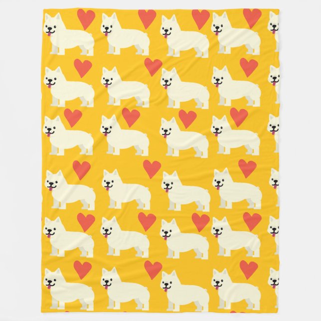 Frenchie Lover Fleece Blanket (Front)