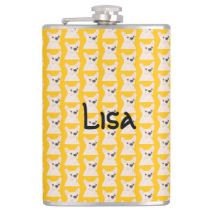 Frenchie Lover Hip Flask