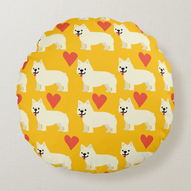 Frenchie Lover Round Cushion (Front)