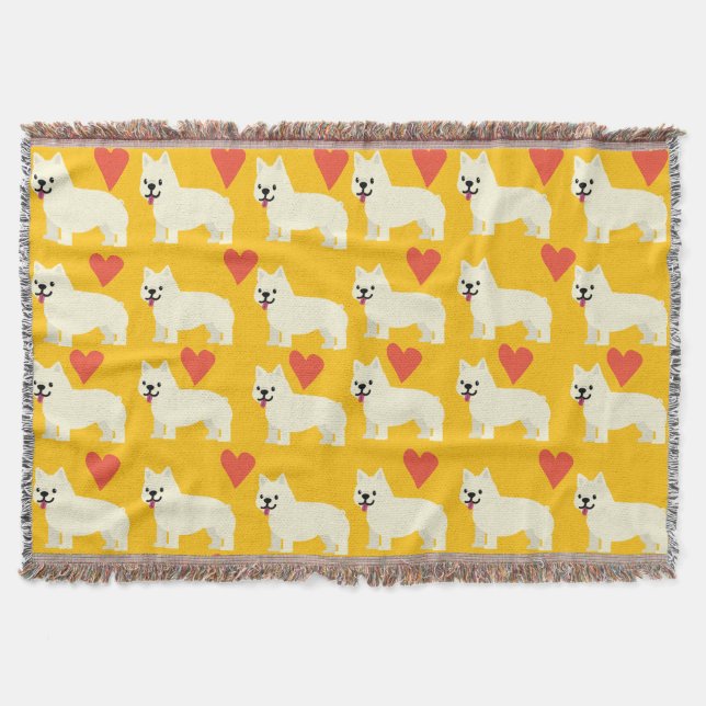 Frenchie Lover Throw Blanket (Front)