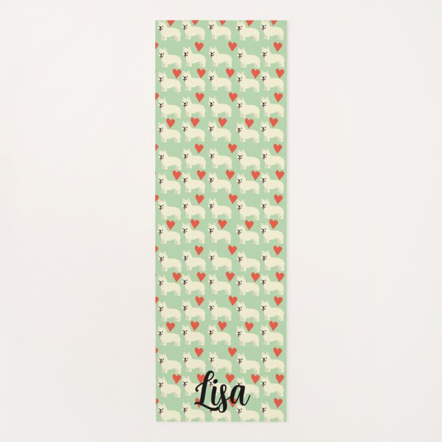 Frenchie Lover Yoga Mat (Front)