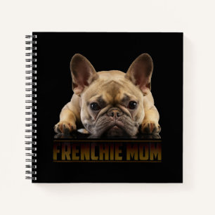 Frenchie Mama T Women French Bulldog Gift Dog Mum Notebook