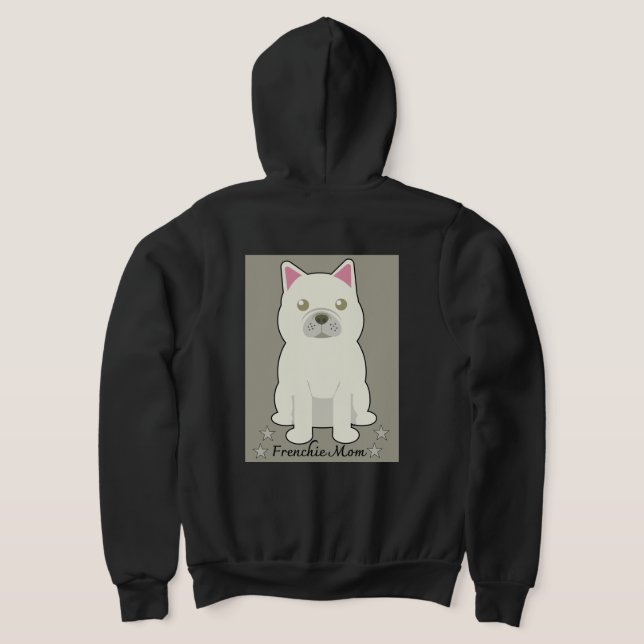 Frenchie Mom Hoodie (Laydown Back)