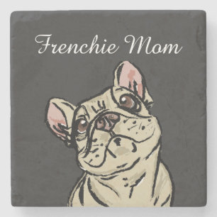 Frenchie Mom Stone Coaster