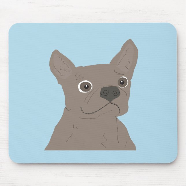 Frenchie, Mouse Mat (Front)
