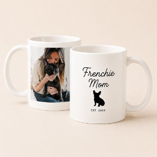 Frenchie Mum Custom Photo French Bulldog Dog Mum Coffee Mug