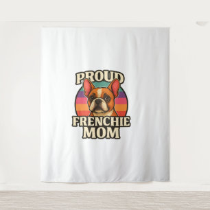 Frenchie Mum Cute French Bulldog Dog Lover Design Tapestry