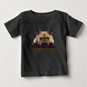 frenchie mum french bulldog mum gift baby T-Shirt