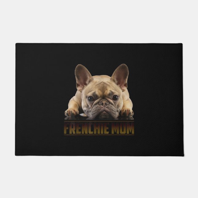 frenchie mum | french bulldog mum gift doormat (Front)