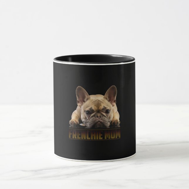 frenchie mum | french bulldog mum gift mug (Center)