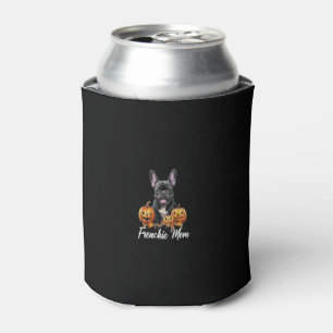 Frenchie Mum Funny Corgi Halloween 2024 French Bul Can Cooler