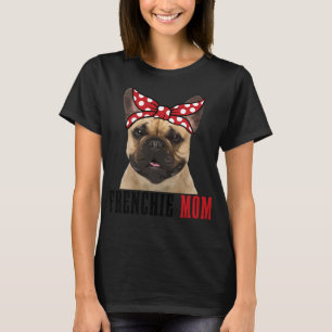 Frenchie Mum Funny Cute Vintage Dog French Bulldog T-Shirt