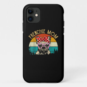 Frenchie Mum Gift Vintage Retro Style French Bulld iPhone 11 Case