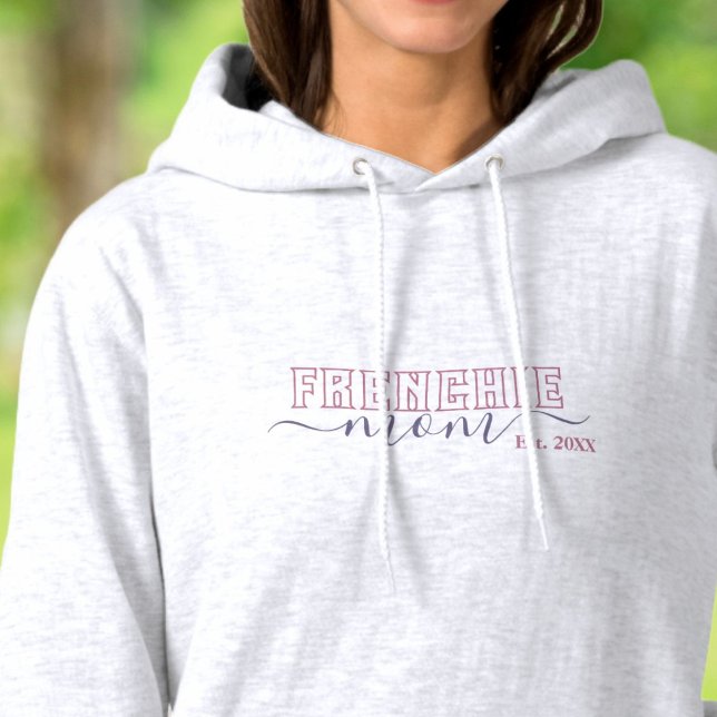 Frenchie Mum Varsity Script Established Hoodie (Creator Uploaded)