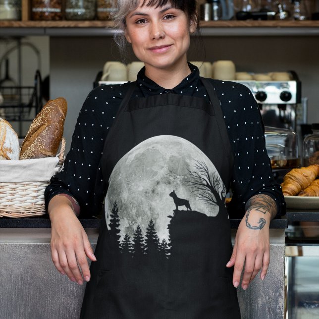 Frenchie On Mountain Halloween Theme Shirts Gift Apron (Creator Uploaded)