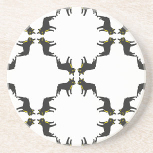 Frenchie Pattern pure Coaster
