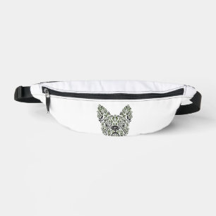 Frenchie Puppy Art Bum Bags