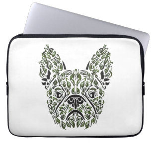 Frenchie Puppy Art Laptop Sleeve