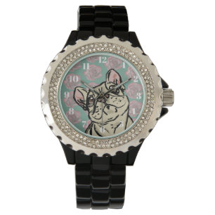 Frenchie Roses Watch