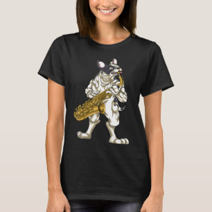 Frenchie  Saxophonist  Saxophone Men Boys Kids Fre T-Shirt
