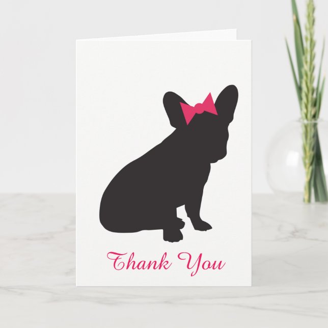 Frenchie Thank you Card (Front)
