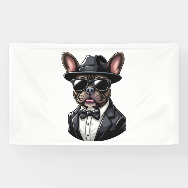 Frenchie The Gangster Banner (Horizontal)